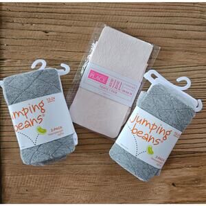 Jumping Beans/Children's Place Tights Bundle sz 12-24M New